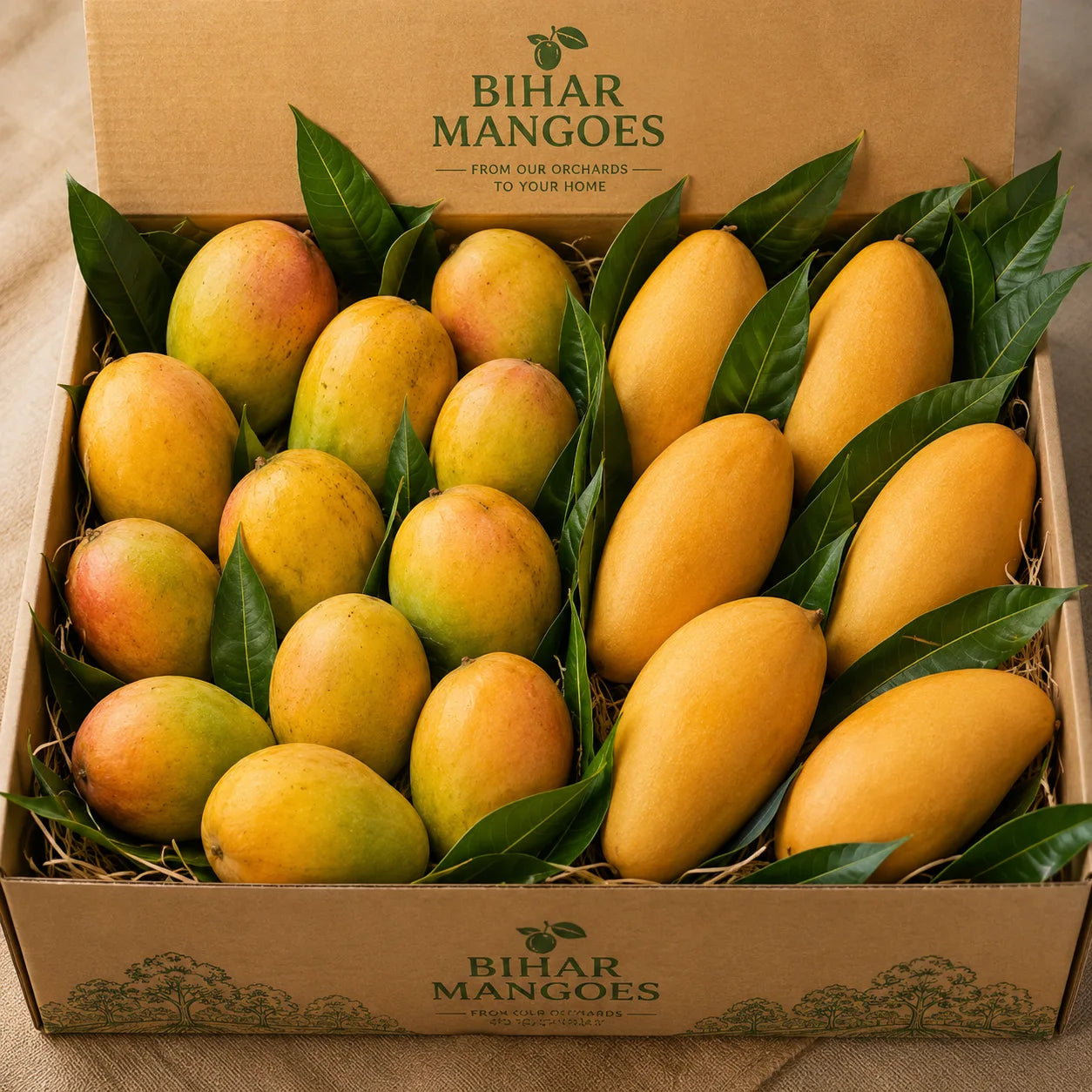 Curated by Bihar Mangoes – Badami & Mallika Organic Mango Box (5 kg)