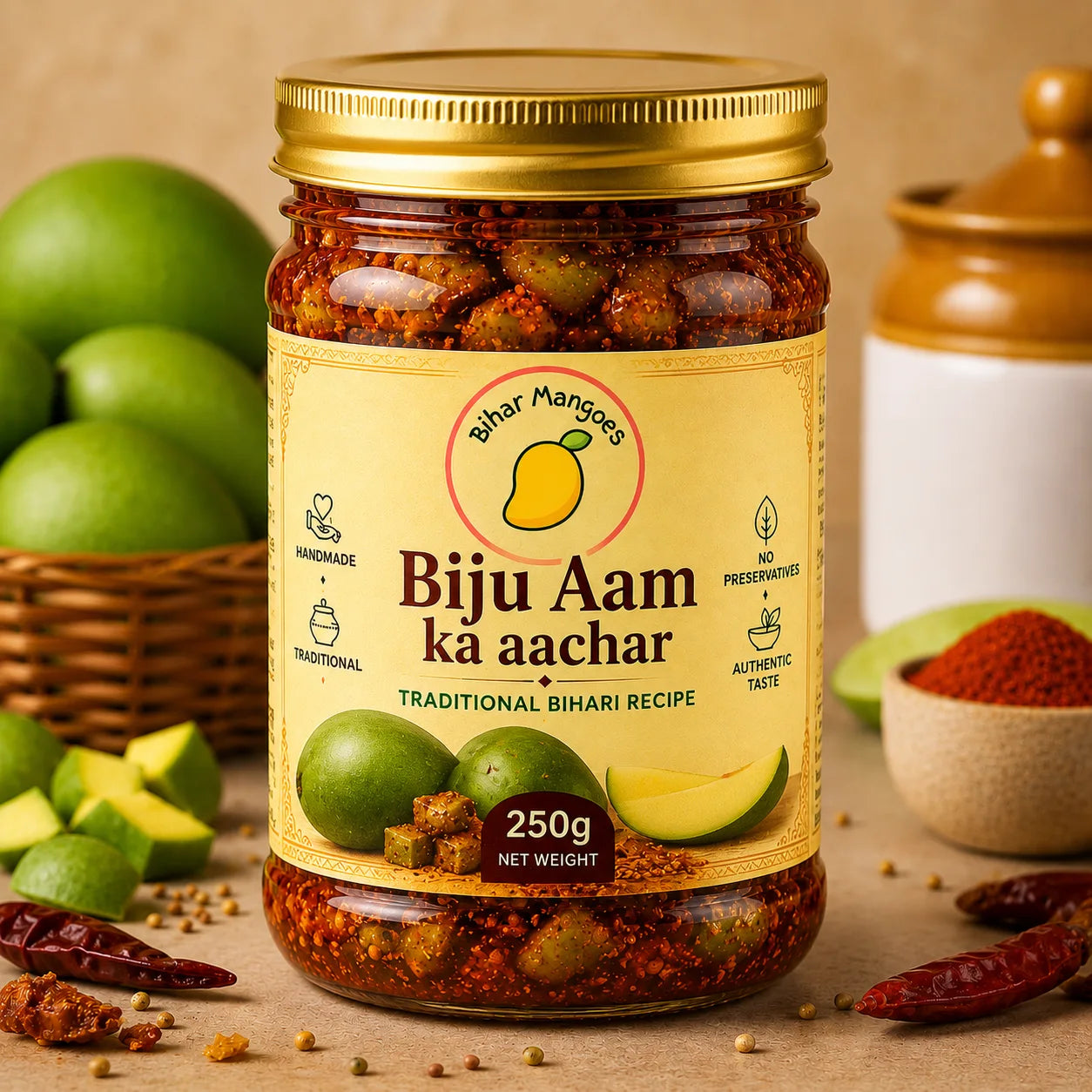 Original Biju Aam Aachar - Home Made